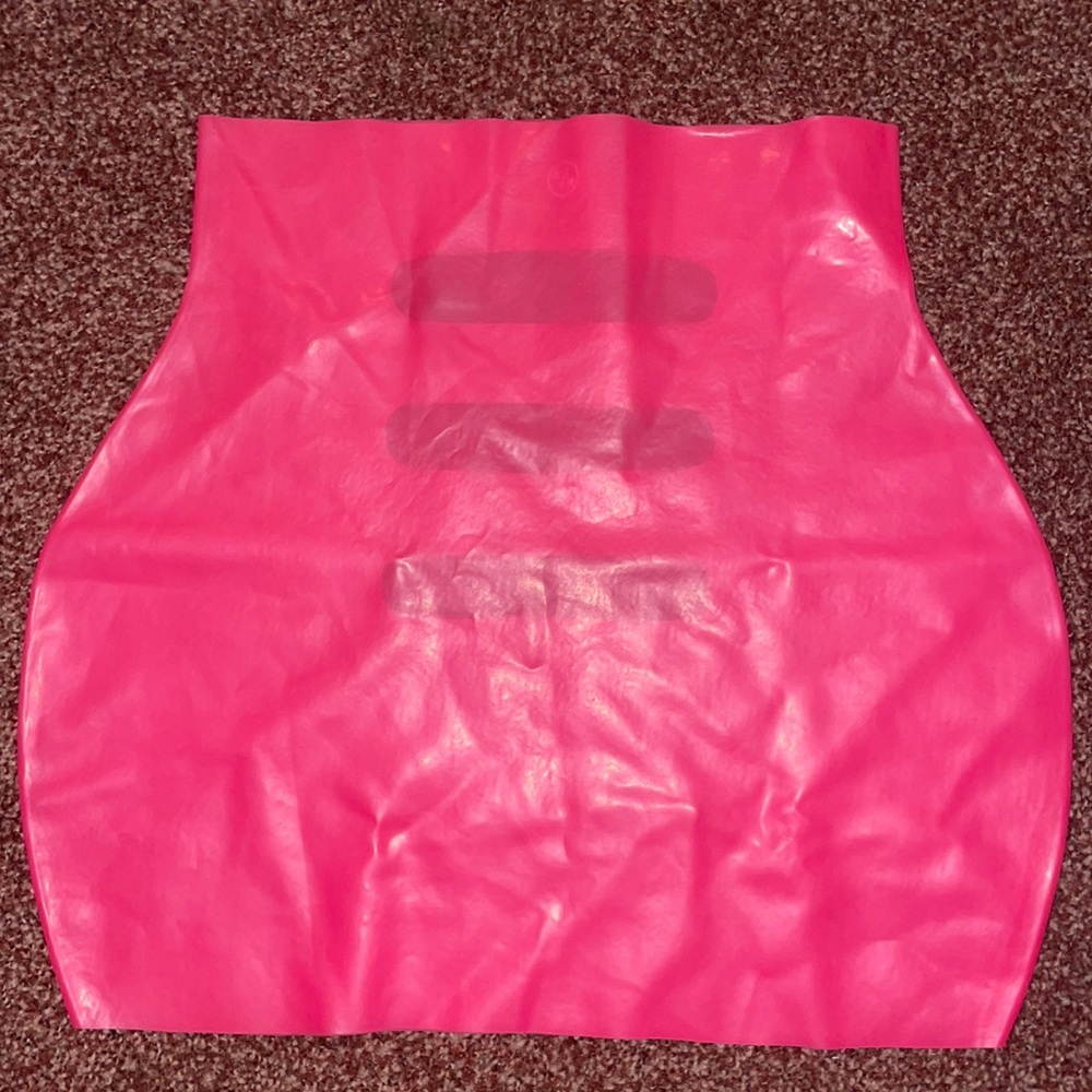 Pink Latex Skirt